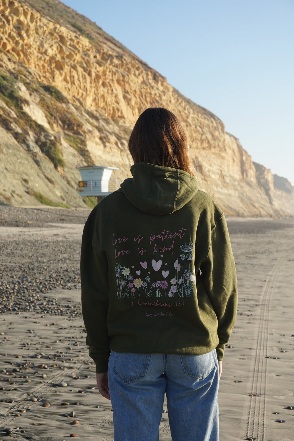 Hoodie Army Green