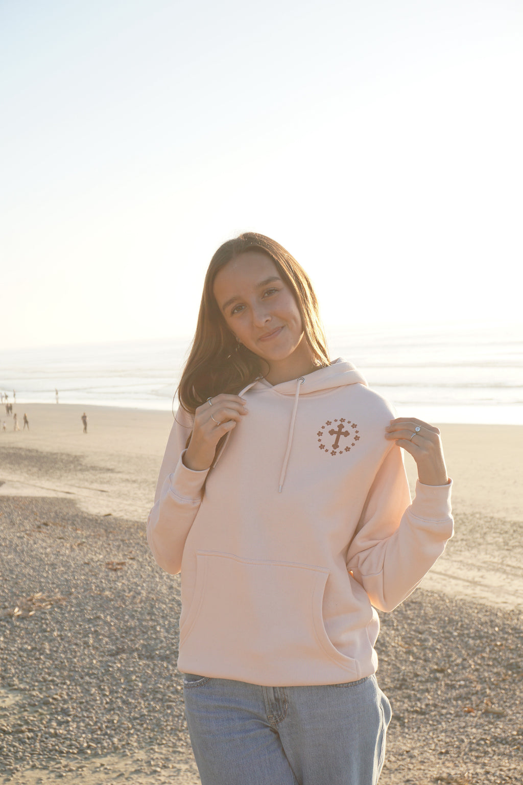 Hoodie Pale Pink