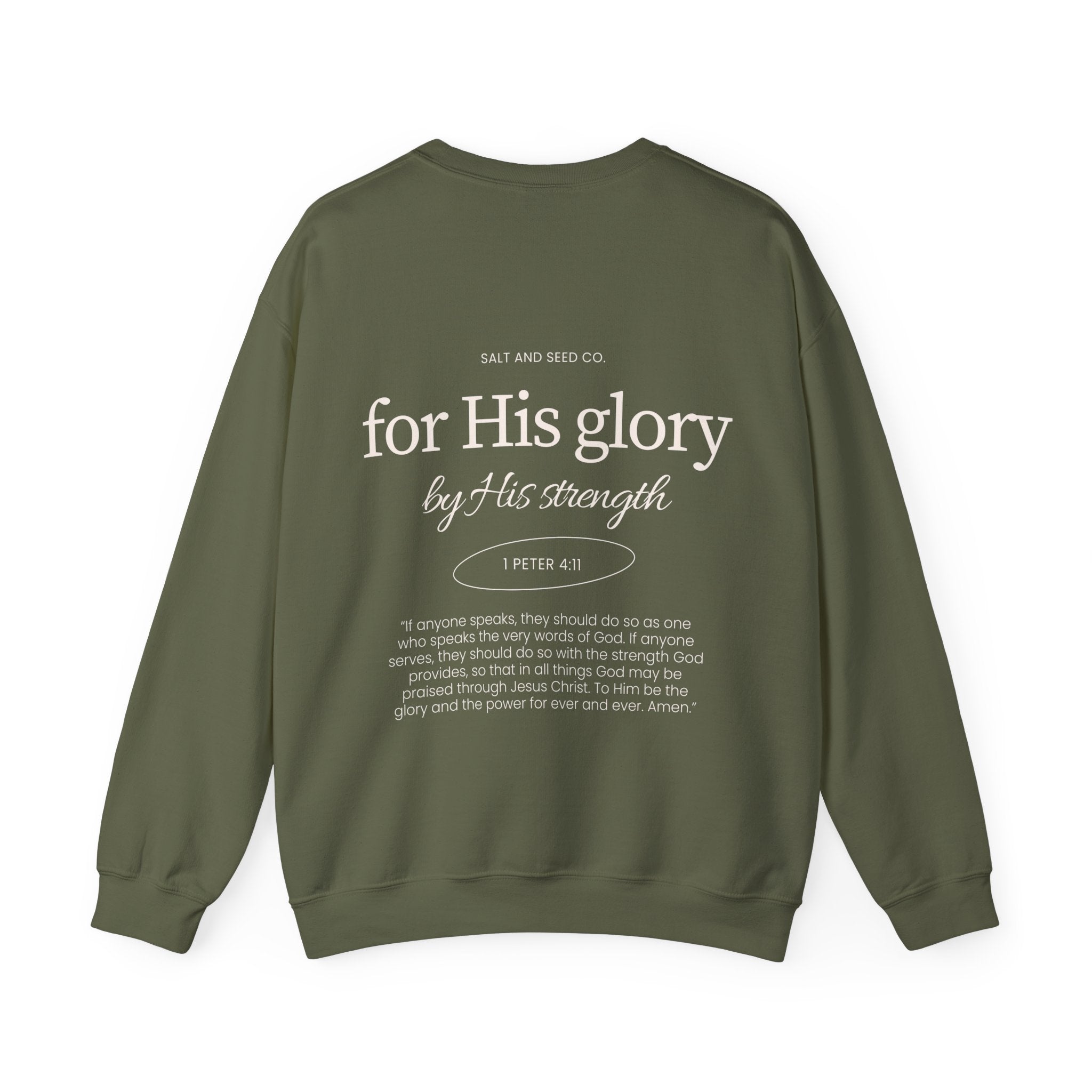 Military Green Crewneck